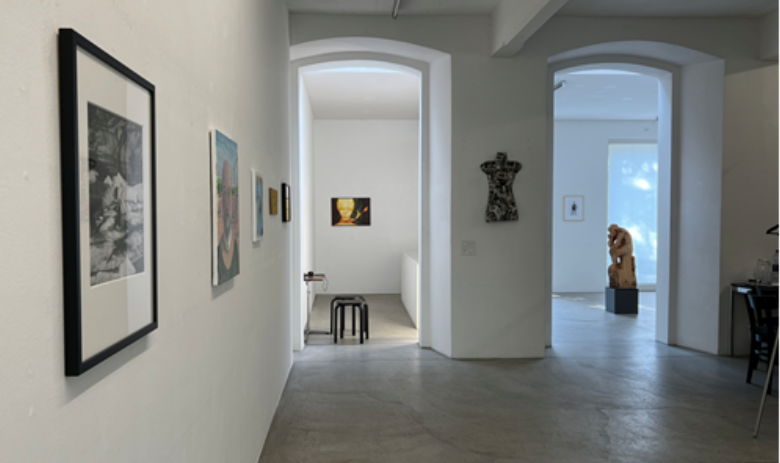 Kunstausstellung Eine Kunstgallerie